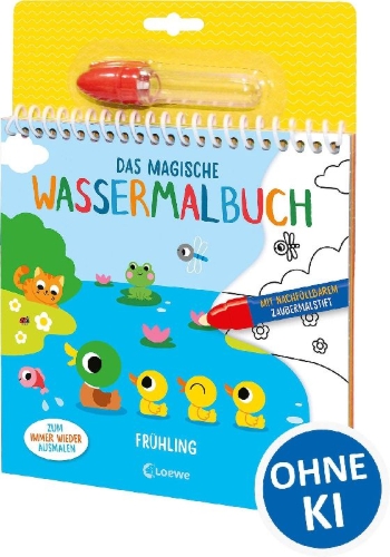 Buchcover und Innenansicht für das Buch: Mes Dessins Magiques - Le Printemps