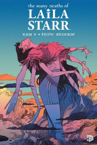 Buchcover und Innenansicht für das Buch: The Many Deaths of Laila Starr