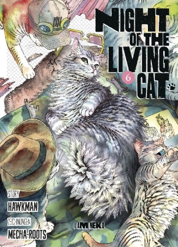 Buchcover und Innenansicht für das Buch: Night of the Living Cat 06 - I am Neko
