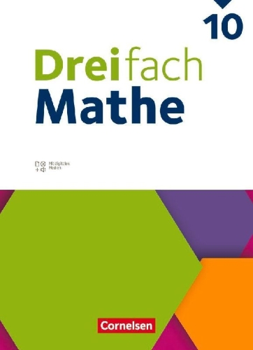 Buchcover und Innenansicht für das Buch: Dreifach Mathe - Ausgabe 2021 - 10. Schuljahr