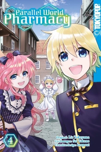 Buchcover und Innenansicht für das Buch: Parallel World Pharmacy 04