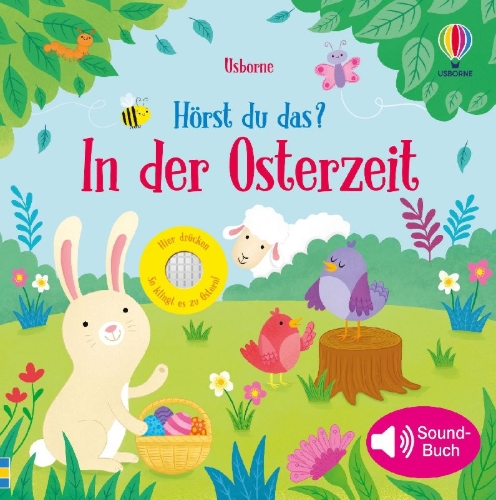 Buchcover und Innenansicht für das Buch: Hörst du das? In der Osterzeit