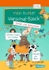 Buchcover und Innenansicht für das Buch: Schlau für die Schule: Mein bunter Vorschul-Block