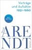 Buchcover und Innenansicht für das Buch: Vorträge und Aufsätze 1951-1960