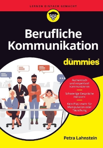Buchcover und Innenansicht für das Buch: Berufliche Kommunikation für Dummies