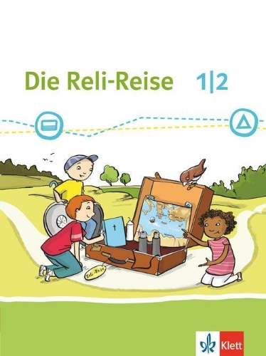 Buchcover und Innenansicht für das Buch: Die Reli-Reise 1/2. Schülerbuch Klasse 1/2