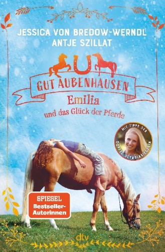Buchcover und Innenansicht für das Buch: Gut Aubenhausen - Emilia und das Glück der Pferde