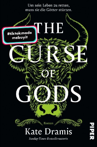 Buchcover und Innenansicht für das Buch: The Curse of Gods