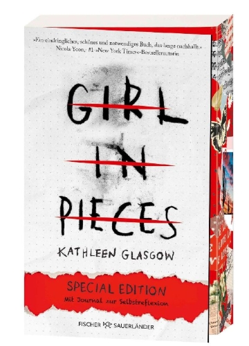 Buchcover und Innenansicht für das Buch: Girl in Pieces