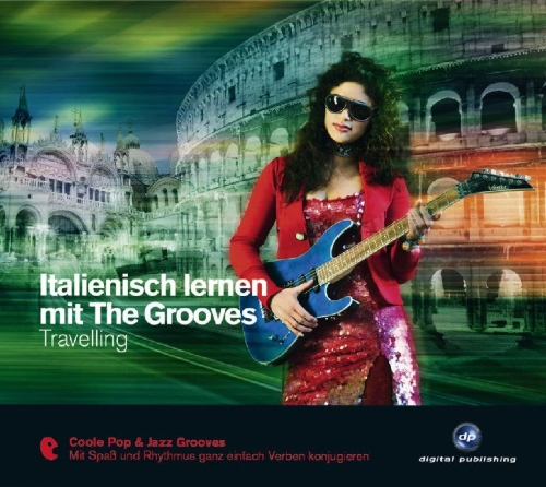 Buchcover und Innenansicht für das Buch: Italienisch lernen mit The Grooves