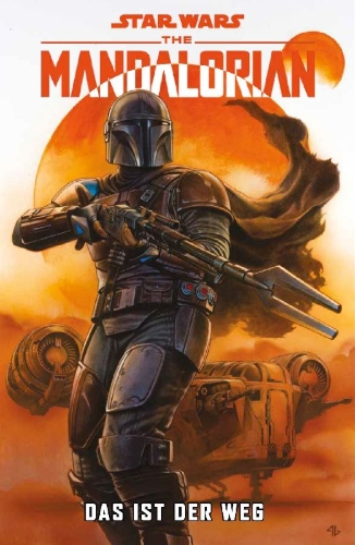 Buchcover und Innenansicht für das Buch: Star Wars: The Mandalorian 1-4