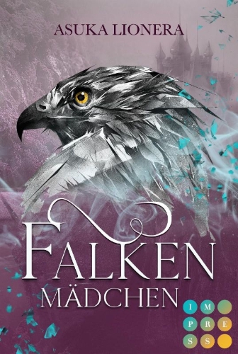 Buchcover und Innenansicht für das Buch: Falkenmädchen (Divinitas 1)