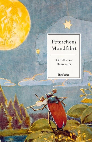 Buchcover und Innenansicht für das Buch: Peterchens Mondfahrt