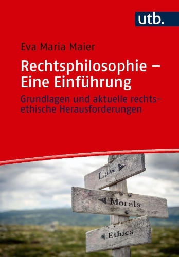 Buchcover und Innenansicht für das Buch: Rechtsphilosophie - Eine Einführung
