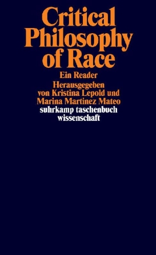 Buchcover und Innenansicht für das Buch: Critical Philosophy of Race
