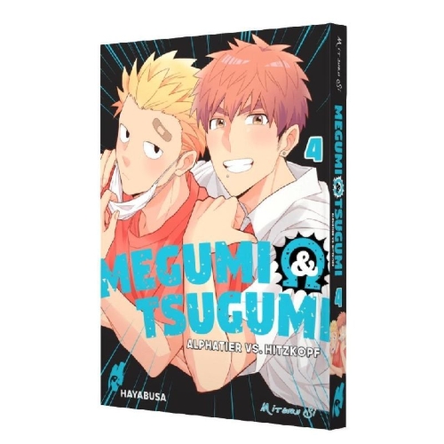 Buchcover und Innenansicht für das Buch: Megumi to Tsugumi