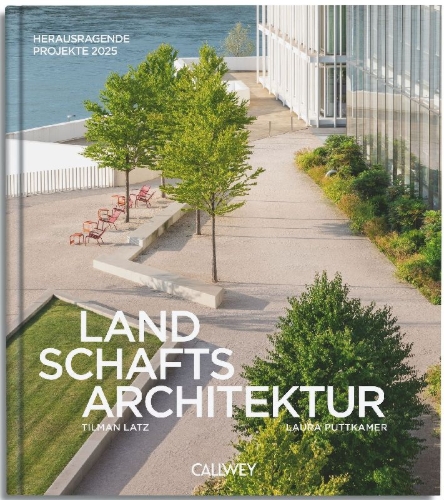 Buchcover und Innenansicht für das Buch: Landschaftsarchitektur