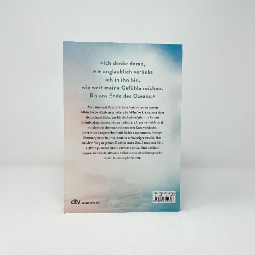 Buchcover und Innenansicht für das Buch: Mit dir leuchtet der Ozean