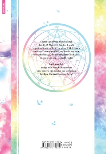 Buchcover und Innenansicht für das Buch: BL is magic! Special: Extra Spells