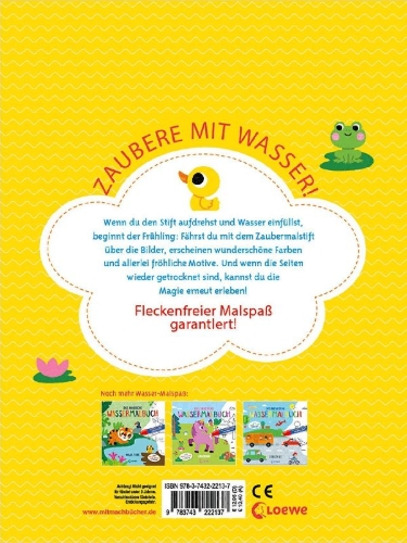 Buchcover und Innenansicht für das Buch: Mes Dessins Magiques - Le Printemps