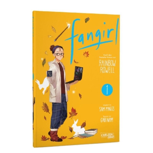 Buchcover und Innenansicht für das Buch: Fangirl: The Manga