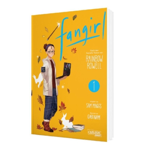 Buchcover und Innenansicht für das Buch: Fangirl: The Manga