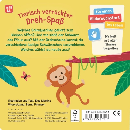 Buchcover und Innenansicht für das Buch: Which Tail?