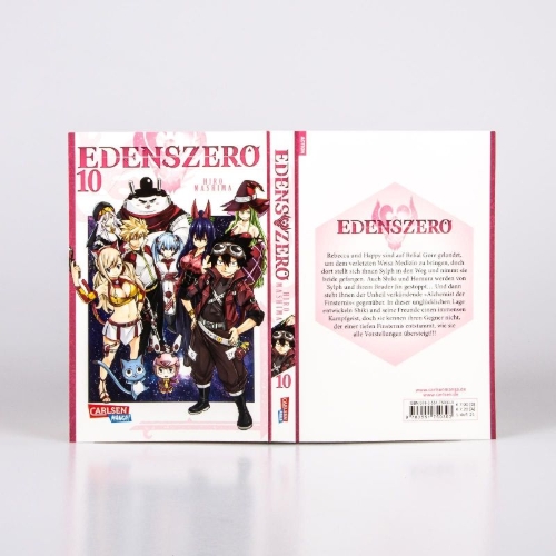 Buchcover und Innenansicht für das Buch: Edens Zero