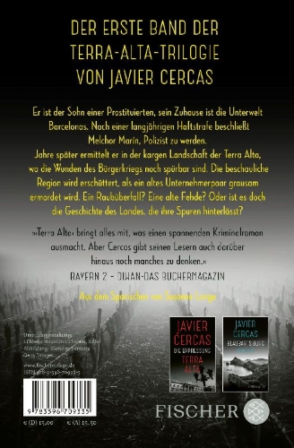 Buchcover und Innenansicht für das Buch: Terra Alta