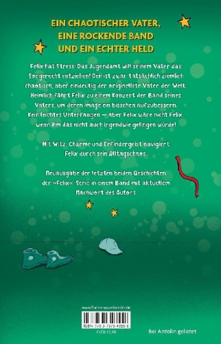 Buchcover und Innenansicht für das Buch: Ganz ehrlich? Felix und das wahre Leben
