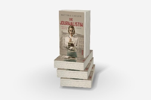 Buchcover und Innenansicht für das Buch: Neue Zeiten auf der Kö - Die Journalistin