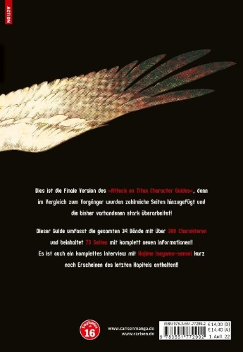 Buchcover und Innenansicht für das Buch: Shingeki no Kyojin