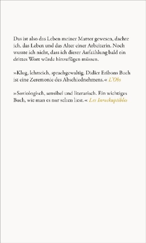 Buchcover und Innenansicht für das Buch: Vie, vieillesse et mort d'une femme du peuple
