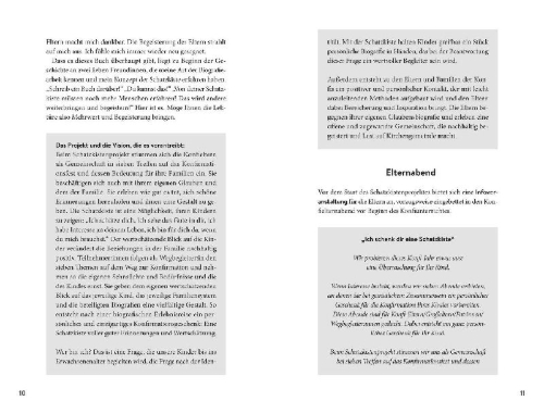 Buchcover und Innenansicht für das Buch: Ich schenk dir eine Schatzkiste