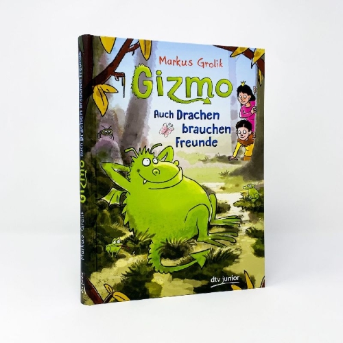 Buchcover und Innenansicht für das Buch: Gizmo - Auch Drachen brauchen Freunde