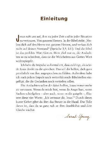 Buchcover und Innenansicht für das Buch: Jesus calling for Teens