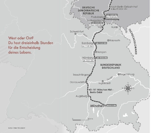 Buchcover und Innenansicht für das Buch: Dreieinhalb Stunden