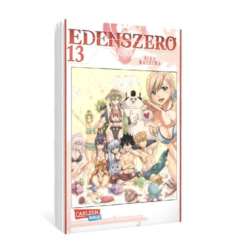 Buchcover und Innenansicht für das Buch: Edens Zero