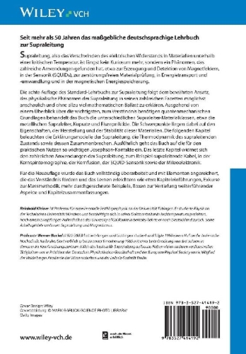 Buchcover und Innenansicht für das Buch: Supraleitung