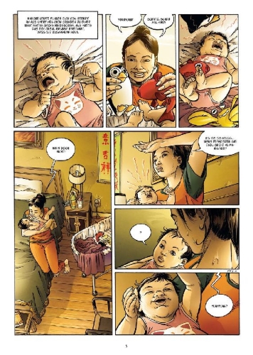 Buchcover und Innenansicht für das Buch: Cixin Liu: Yuanyuans Blasen (Graphic Novel)