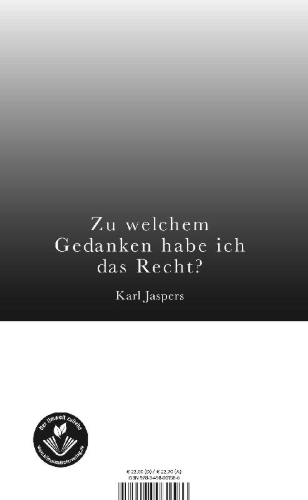 Buchcover und Innenansicht für das Buch: Böses Denken