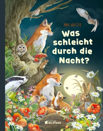 Buchcover und Innenansicht für das Buch: Was schleicht durch die Nacht?