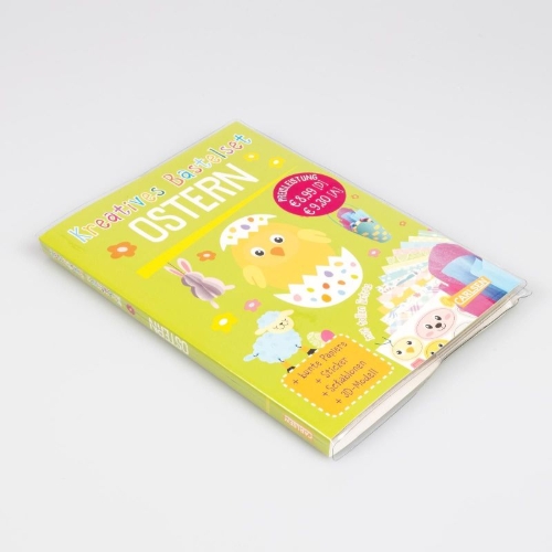 Buchcover und Innenansicht für das Buch: Bastelset für Kinder: Kreatives Bastelset: Ostern