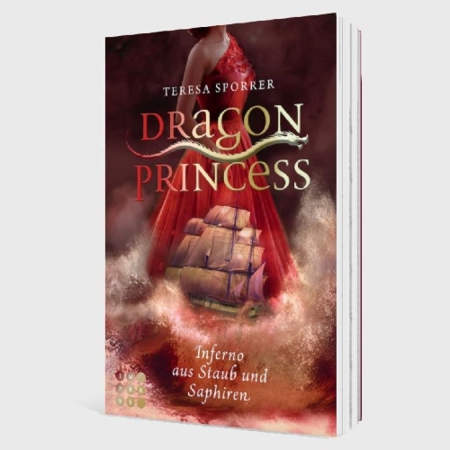 Buchcover und Innenansicht für das Buch: Dragon Princess 2: Inferno aus Staub und Saphiren