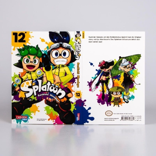 Buchcover und Innenansicht für das Buch: Splatoon