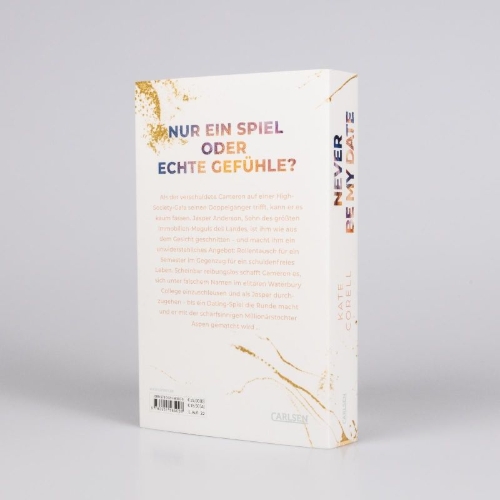 Buchcover und Innenansicht für das Buch: Never Be My Date (Never Be 1)