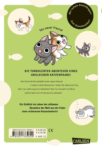 Buchcover und Innenansicht für das Buch: Sue to Tai-chan