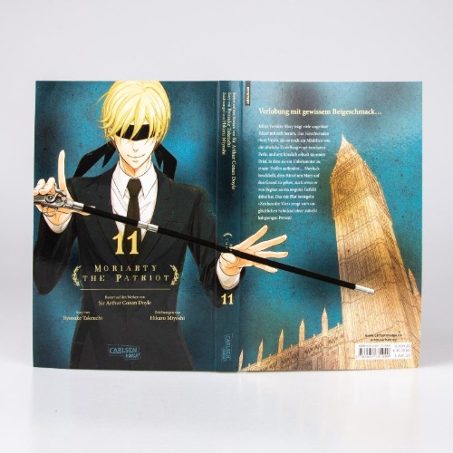 Buchcover und Innenansicht für das Buch: Yuukoku no Moriarty