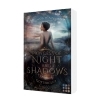 Buchcover und Innenansicht für das Buch: Princess of Night and Shadows. Götterglut