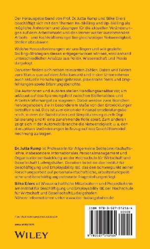 Buchcover und Innenansicht für das Buch: Zwischen Stellenabbau und Arbeitskräftemangel